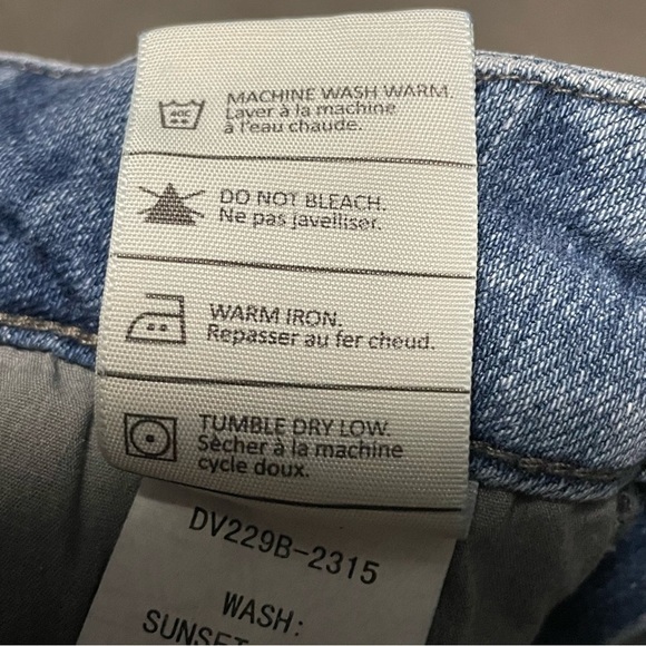 Vince sunset blvd tuxedo stripe skinny straight jeans size 25 - Picture 7 of 13